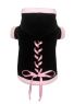 Super Soft Black Corset Hoodie