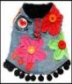 Euphoria Denim Daisy Appliqued, Embroidered Harness